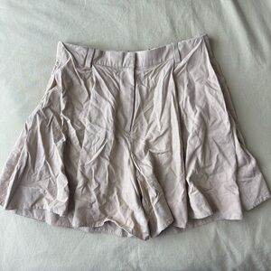 NWOT COS Silk Flare Shorts